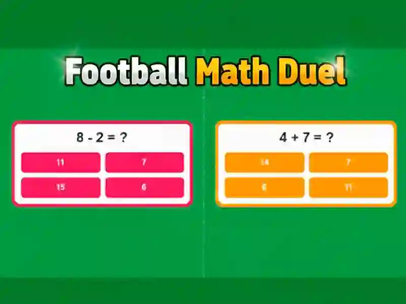 Gioco Duello di matematica sul calcio in linea
