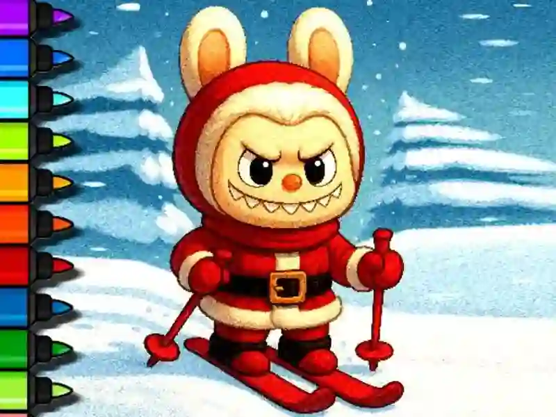 Gioco Facile da colorare Labubu Time in linea