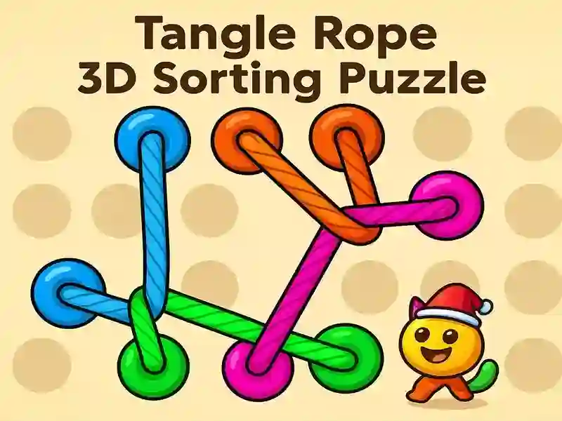 Gioco Hanzel Tangle Rope 3D: puzzle di smistamento in linea