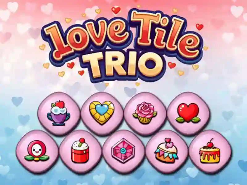 Gioco Trio di piastrelle d'amore in linea