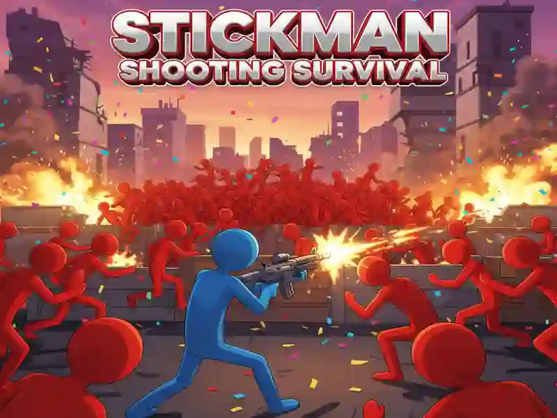 Gioco Sopravvivenza al tiro con Stickman in linea