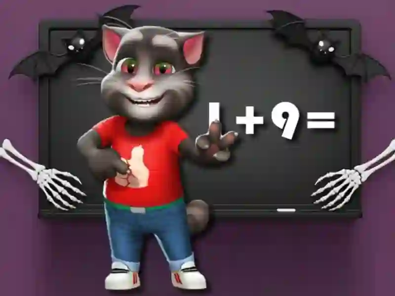 Gioco Sfida di matematica di Halloween Tom in linea
