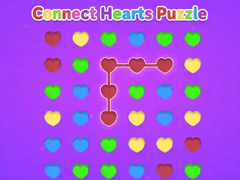 Gioco Collega il puzzle dei cuori in linea