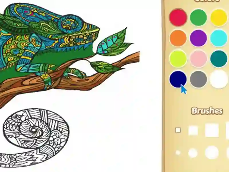 Gioco Libro da colorare di animali per adulti per bambini in linea