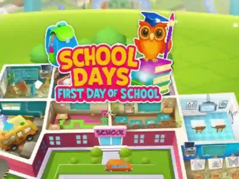 Gioco Giorni di scuola Primo giorno di scuola in linea