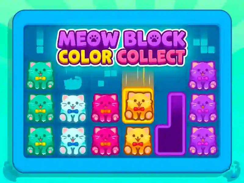 Gioco Meow Block Color Collect in linea