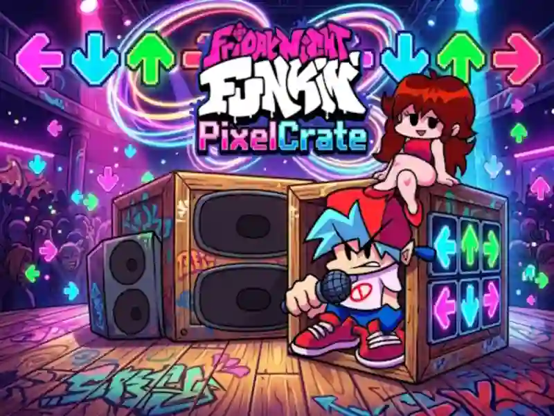 Gioco Friday Night Funkin PixelCrate in linea