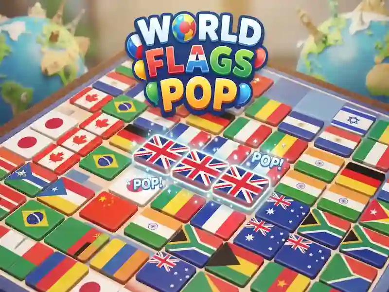 Gioco World Flags Pop in linea