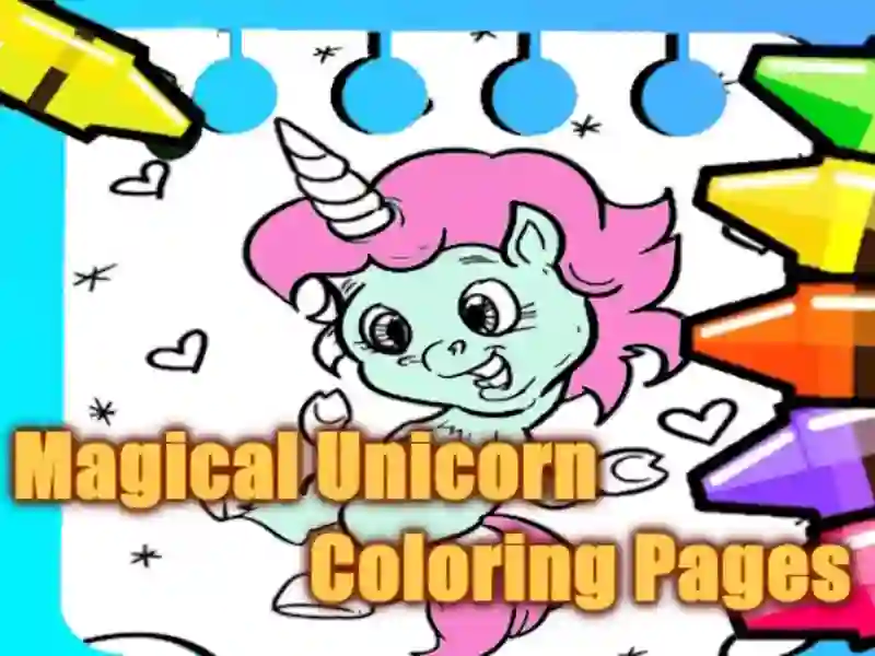 Gioco Disegni da colorare di unicorni magici in linea Gioco Disegni da colorare di unicorni magici in linea