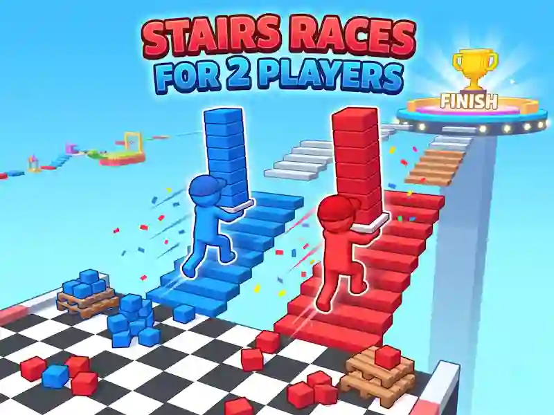 Gioco Stairs Races For 2 Players in linea