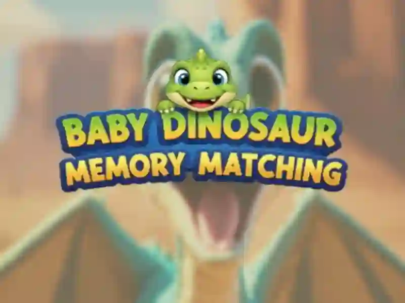 Gioco Abbinamento della memoria del bambino dinosauro in linea