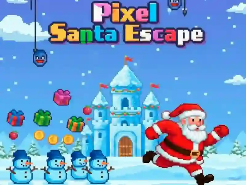 Gioco Pixel Santa Fuga in linea