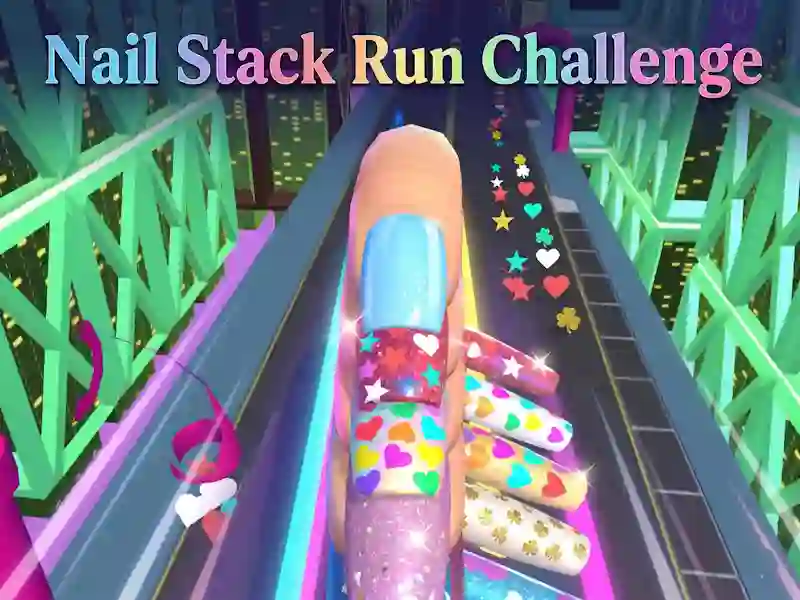 Gioco Nail Stack Run Challenge in linea