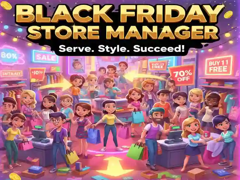 Gioco Responsabile del negozio del Black Friday in linea