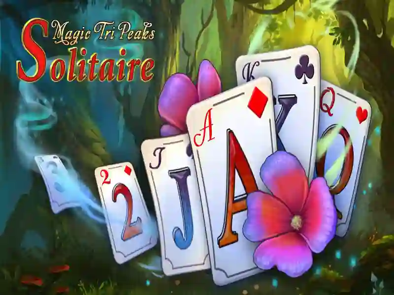 Gioco Solitaire Magic Tri Peaks in linea