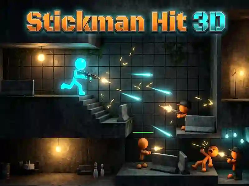 Gioco Stickman colpito 3D in linea