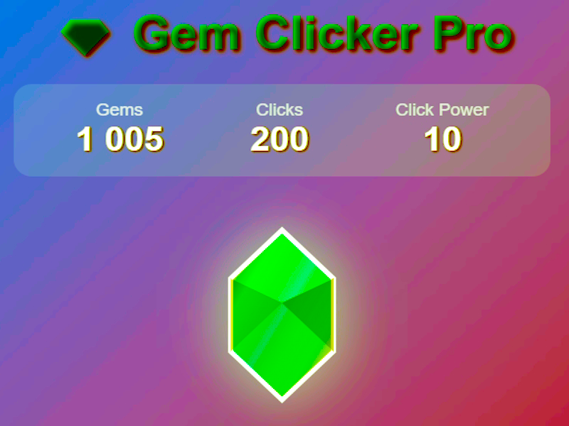 Gioco Gem Clicker Pro in linea