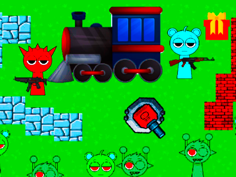 Gioco Rails morti Sprunki in linea
