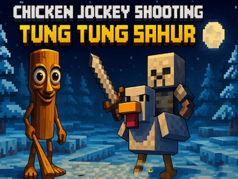 Gioco Gerno di pollo che spara a Tung Tung Sahur in linea