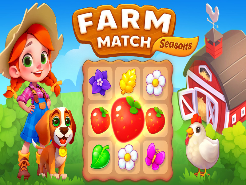 Gioco Farm Match Seasons in linea