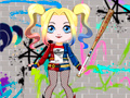 Gioco Vestire la Carina Harley Quinn in linea