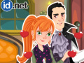 Gioco Dracula sulla torta rossa di latte in linea