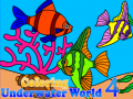 Gioco Colorazione del Mondo Sottomarino 4 in linea