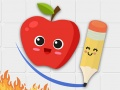 Gioco Fuga dei Frutti: Disegna Linea in linea