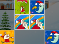 Gioco Abbinamento di Biglietti di Natale in linea