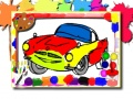 Gioco Libro da Colorare Auto da Corsa in linea