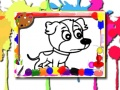 Gioco Libro da colorare cani in linea