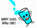 Gioco Bicchiere Felice: Disegna Linee in linea
