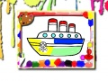 Gioco Libro da Colorare Barche in linea