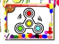 Gioco Libro da colorare Fidget Spinner in linea