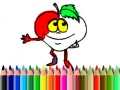 Gioco Torna a scuola: Colorazione dei frutti in linea