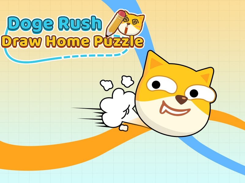 Gioco DOGE RUSH Draw Home Puzzle in linea