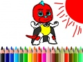 Gioco Tornare a Scuola: Coloring del Ragazzo Mascherato in linea