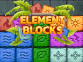 Gioco Blocchi Elementi in linea