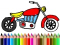 Gioco Torna a Scuola: Colorazione Moto in linea