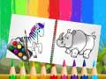 Gioco Libro da Colorare Animali Divertenti in linea