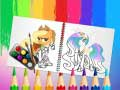 Gioco Libro da Colorare Pony Dolce in linea