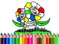Gioco Torna a scuola: Colorare i fiori in linea