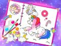 Gioco Libro da colorare di favolosi unicorni carini in linea