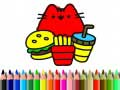 Gioco Tornare a scuola: Colorazione di gattini carini in linea