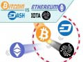 Gioco Bitcoin contro Ethereum in linea