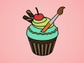 Gioco Colorazione di Cupcake Gustosi in linea