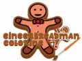 Gioco Colorazione dell'Uomo di Pan di Zenzero in linea