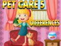 Gioco Cura degli Animali 5 Differenze in linea
