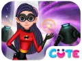 Gioco Servizio Fotografico di Moda della Supereroina Viola in linea
