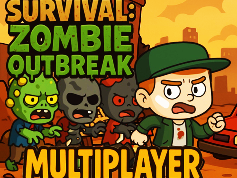 Gioco Multiplayer di scoppi di zombi di sopravvivenza in linea
